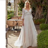 Main Wedding Dress Spring Deep V Collar 2026 New Small Tailed Yarn Skirt Sexy Bare Back Trip Wedding Dress HZ0517