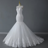 Fishtail Light Wedding Dress 2026 New Spring Sexy Tail Luxury Sen Thin Bride French Retro HZ0517