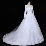 Wedding Dress 2026 New Spring Brides Together With A Word Shoulder To Repair The Body Thin And Thin Wedding Dress Woman HZ0517