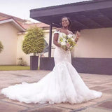 2026 New Lace Long Tailed Brao Fishtail Wedding Slimming Bride Wedding HZ0517