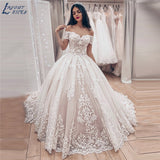 Princess Ball Dress Wedding Dress 2026 New Sexy Leauce Lace Wedding Dress Dress HZ0517