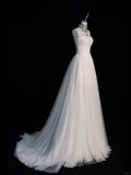 Light Main Wedding Dress 2026 New Bridal Sling French Sling Summer Large Dress Simple Long Tail HZ0517