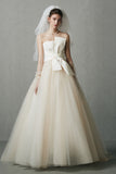 2026 New Simple Light Wedding Dress Pregnant Women High Waist Thin Bows Together To Go Out Yarn Noodle Wedding Dress Size Fairy HZ0517