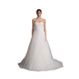 French High-End Feel Breast Light Wedding Dress Korean Version Of The Bride Go Out To Yarn Welcome Dress 2025 New Wedding Dress HZ0517