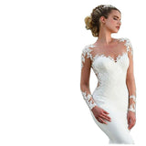 Light Yarn Wedding Dress 2026 New Bridal Round-Neck Waist Court Dream Slim Tug-Tail Wedding Dress HZ0517