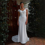 Sexy Dingy Light Wedding Dress 2026 New Small Dress Simple Go Out Yarn Fishtail Travel To Welcome HZ0517
