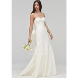Mori Style Wedding Dress Bra 2026 New Cute Big Bow Simple Retro Vertiny Waist Fishtail Wedding Dress Woman HZ0517