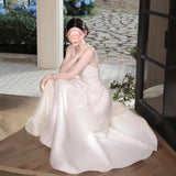 Evening Dress 2026 New French Simple And Generous Dens, Hanging Neck Temperament Sleeveless Dress Dress Dress HZ0517