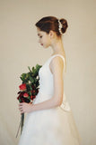 2026 New One-Word Shoulder Retro Light Yarn Simple Small Man To Go Out Temperament Fairy Fairy Wedding Dress HZ0517