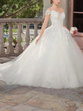 The Main Wedding Dress Shoulder-Shaped Korean-Style Slimming 2026 New Tailed Wedding Dress Spring HZ0517