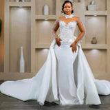 Heavy Industry Nail Perspective Fishtail Wedding Dress Big Drag Tailded Ding Noodles Main Wedding Dress 2026 Wedding Dress HZ0517