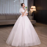 Wedding Dress 2026 New Bridal Yarn Small Simple French Light Main Yarn High-Quality Bubble Bubble Sleeve HZ0517