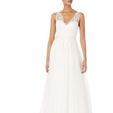 Lace Tulle Wedding Dress 2026 New Wedding Dress Fashion Sexy Slime Family Banquet Yarn HZ0517