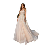 Peal Wedding Dress 2026 New Summer Bride High-Necked Lace Retracement Tailing Luxury Puffin Wedding HZ0517