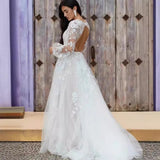 Wedding Dress 2026 New Sexy Lace Long-Sleeved Holiday Dress Dinner Dress HZ0517