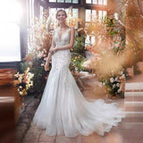 Deep V Waist Fish Tail Go Out Yarn French Fairy 2026 New Fashion Temperament Sexy Body Thin Wedding Dress HZ0517