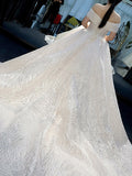 Wedding Dress A Word Shoulder French-Style Light 2026 New Bridal Simple Temperament Out Of Evening Dress Noble Temperament HZ0517