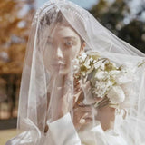 Light Wedding Dress 2026 Spring New Repair Thin Bra Fairy Gas Travel Wedding Dress HZ0517