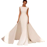 2026 New Sedew French-Style Small-Tailed White Dress Dress Dress HZ0517
