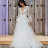 Wedding Dress 2026 New Sexy Lace Long-Sleeved Holiday Dress Dinner Dress HZ0517