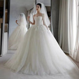 French Light-Storbed Wedding Dress Yarn High-Quality 2026 New Bridal Small High-End Sen System Simple HZ0517