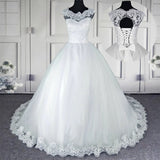 Bohemian Style White Wedding Dress 2026 New Bridal Main Wedding Dress HZ0517
