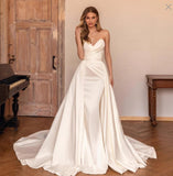 Wedding Dress New Denance Bracing Dress Detachable Tailed Wedding Elegant Temperament Queen Banquet Dress HZ0517