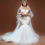 Sexy Fishtail Wedding Dress Vintage Customized Wedding Dress HZ0517