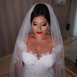 White Sticker Wedding Dress 2026 New Long-Sleeved Sexy Lace Back African Dress HZ0517
