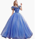 Cinderella At Fugitive Series Dresses In Spring 2026 Blue Simple Photo Photography Art Examination HZ0517