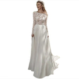 Wedding Bohemian Retro Style Dress Sexy Lace-Back Chiffon Dress HZ0517