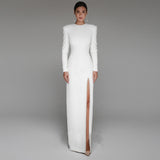 Wedding Dress 2026 New One-Word Shoulder Wedding Dress Lace Temperament Tail Wedding Dress HZ0517