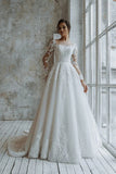 Fashion Wedding Dress 2026 New Banquet White Noble African Small Dress Famous Long-Sleeved A-Dress Summer HZ0517