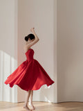 The Bride's High-Level Temperament Red Light Luxury Back Door To Show Thin Toasting Small Man Engagement Dress Back Door HZ0517