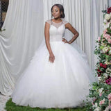 Round Collar Pure White Sleeveless Wedding Dress Bride Wedding Simple Style Photography Wedding Wedding Feast Generous Temperament HZ0517