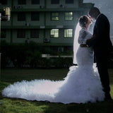 Wedding Dress 2026 Spring New Bridal Lace Long-Sleeved Fishtail Thin Main Wedding Dress HZ0517