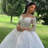2026 New Wedding Dress Show Slim Long-Sleeved Fairy Trend Travel Wedding Dress HZ0517
