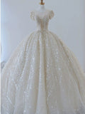 Starry Sky French Main Wedding Dress 2026 New Bridal Temperament High-End Luxury Heavy Industry Tail Court Style High Sense HZ0517
