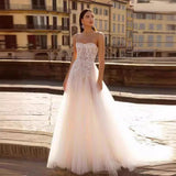 New Brated Wedding Dress Dress Street Pat Yarn Bride Wedding Evening Dress Woman HZ0517