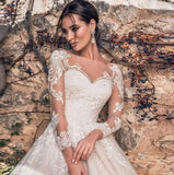 Longtail Wedding 2026 New Sexy Dew-Breasted Bras Lace Travel Wedding Dresses Spring HZ0517