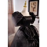 French Evening Dress Dress Women Black Front And Back Long Piano Performance Famous Banquet High-End Sexy Temperament HZ0517