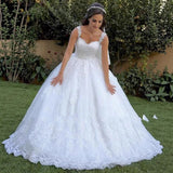 Wedding Dress Senior Sense 2026 New Outdoor Wedding Trip Shows Thin Embroidery Lace Big Tail Skirt HZ0517