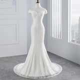 Fishtail Main Wedding Dress 2026 New Fairy Lace Simple Light Wedding Dress Bride Wedding Yarn Spring HZ0517