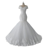 2026 New Spring Net Yarn Fishtail Light Wedding Dress Apparent Thin Lace Bridal Travel Mori Light Wedding Dress Fashion Tail HZ0517