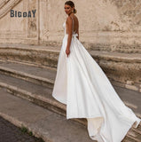 Bridal Sling Light Wedding Dress 2026 New Studio Wedding Photo Shoot Wedding Thin Temperament Wedding Evening Dress Woman HZ0517
