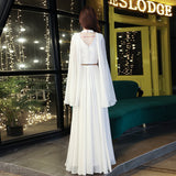 Evening Dress Women 2026 New Banquet Temperament French Light Luxury Niche Design Texture White Dress / Evening HZ0517