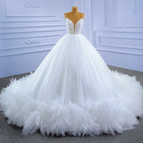 Wedding Main Wedding Dress 2026 New Bride Wedding Yarn Sexy Slings Slings Solo Poncho Dress Dress Woman HZ0517