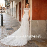 One-Word Shoulder Thin Retro Lace Wedding Dress 2026 New Bridal French Main Yarn High-Quality Welcome Yarn HZ0517