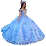 Adult Dress Dress A Word Shoulder Long Skirt Prom Shiny Three-Dimensional Embroidery Lace HZ0517