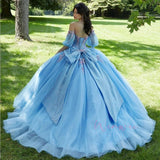 Color Yarn Wedding Dress One-Word Shoulder Three-Dimensional Paste Peanut Day Banquet Adult Dress Pony Princess Dress HZ0517